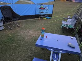 Tent set up space
