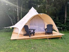 Our bell tent 🥰