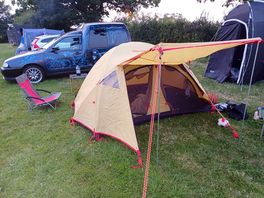 We had a camper andc2 tents and toilet tentvover 2 pitched areas
