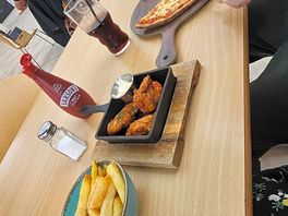 Food at bistro bar