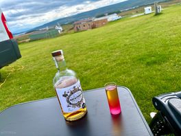 Perfect tipple for a perfect view