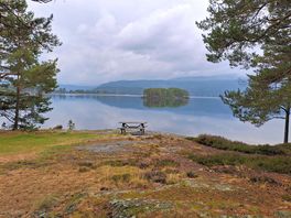Uitzicht op het fjord