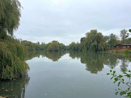 Fishing lake at carlton mere holiday site