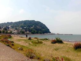 Minehead in the distance