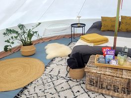 Camping at its finest ..