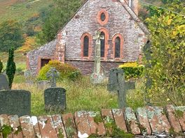 The nearby church of interest to some