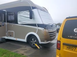 Parked in a car park