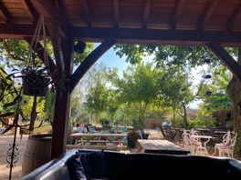 The view from the cozy nook - cafe bar area