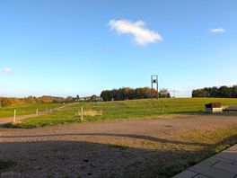 View close by of the show jumping area