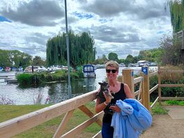 Wife and dog