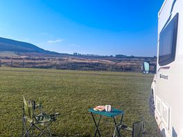 View from motorhome pitch