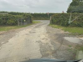 The start of the poor road, many complaining about the road and nothing sorted.