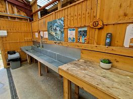 Hand washing area