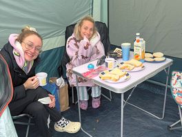 Our living pod for games night and food!