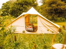 Bell tent exterior