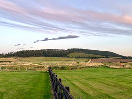 Views towards the cheviot hills
