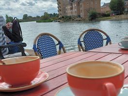 Coffee by the river