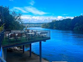 Deck outside the campsite