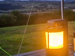 The most peaceful setting for an evening reading under a warm blanket.