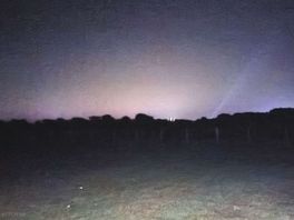 Could see blackpool tower lit up at night from our tent.