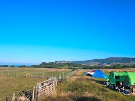 View from our pitch