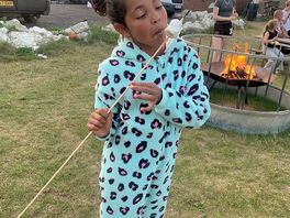 Marshmallow roasting