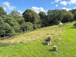 The other bell tent, plenty of space between them.