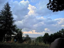 Vie du camping le soir