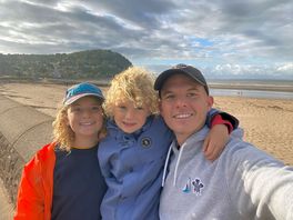 On the beach
