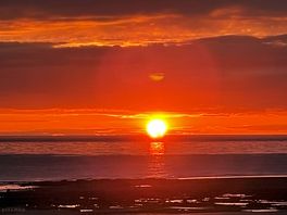 Sunset.