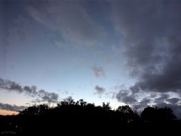 Evening view from tent