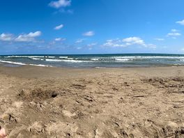 Sandy beach