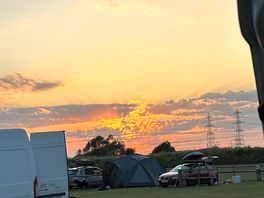 Lovely sunset viewable from 90% of the site