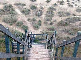 The steeps to the beach from the site thay are steep need to reasonably fit no wheelchair access