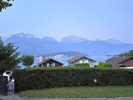 View from cycle path near campsite