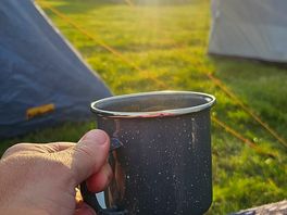 Morning coffee watching the sun rise, so peaceful