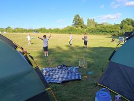 The camping field