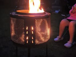 Fire pit on each pitch