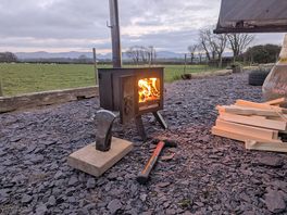 Nice view and i was allowed to use my stove.