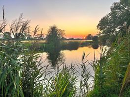 Riverside access at the campsite