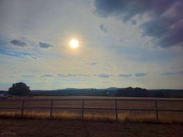 Sun setting