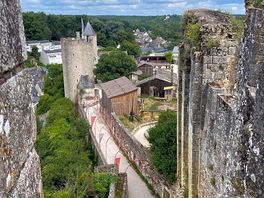 The town from the fortress