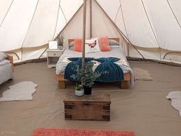 Beautiful furnished bell tents