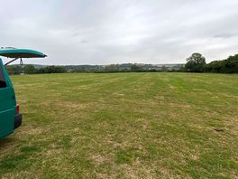 All packed up and ready to leave, one last photo of the lovely view!