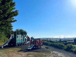 The park overlooking ropley station.