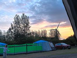 Lovely wind turbines in the sunset