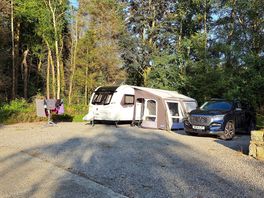 Our pitch....before we added the motorhome!😃