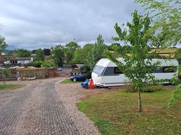 View of site towards old bush pub