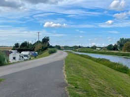 Right by the river