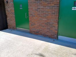 Toilets and cleansing area